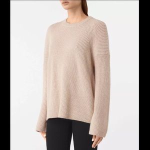 • Allsaints • Jago Crew Long Sleeve Wool Jumper